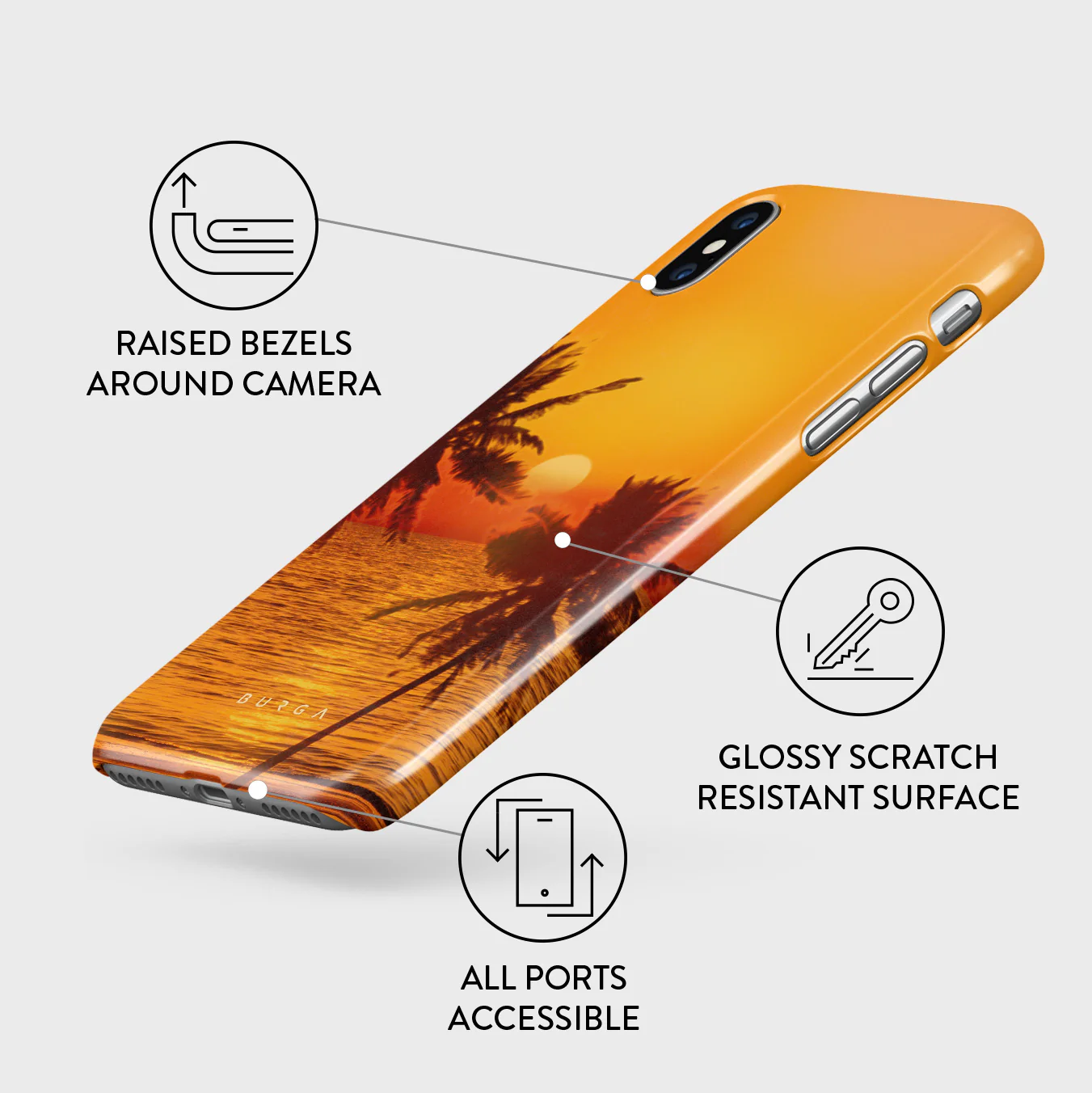 Golden Sky - iPhone X / XS Case - Image 3