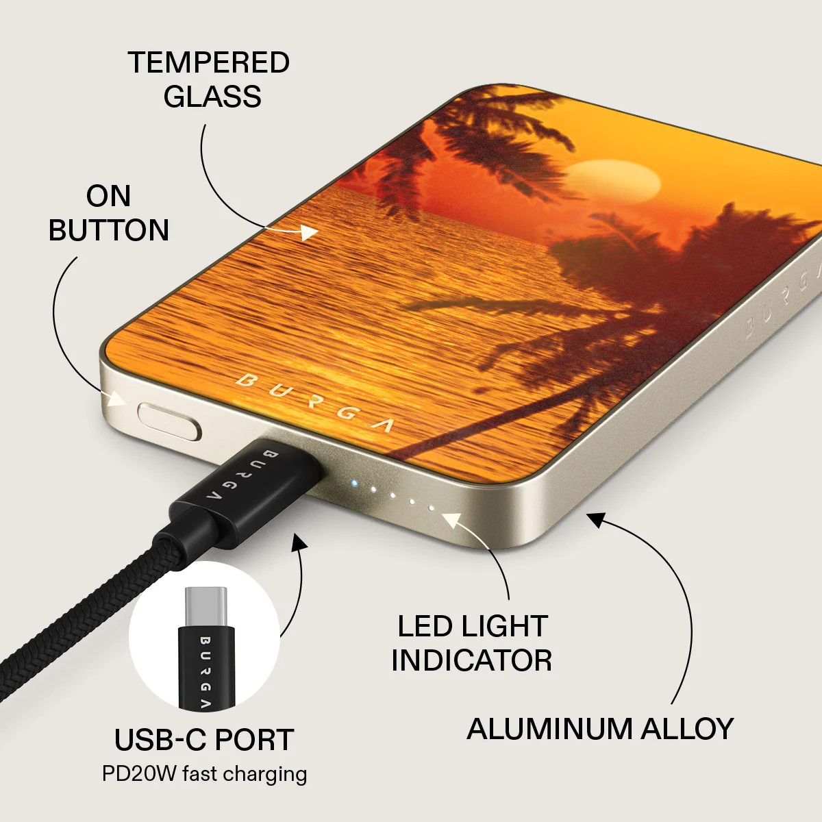 Golden Sky - Magnetic Power Bank - Image 10