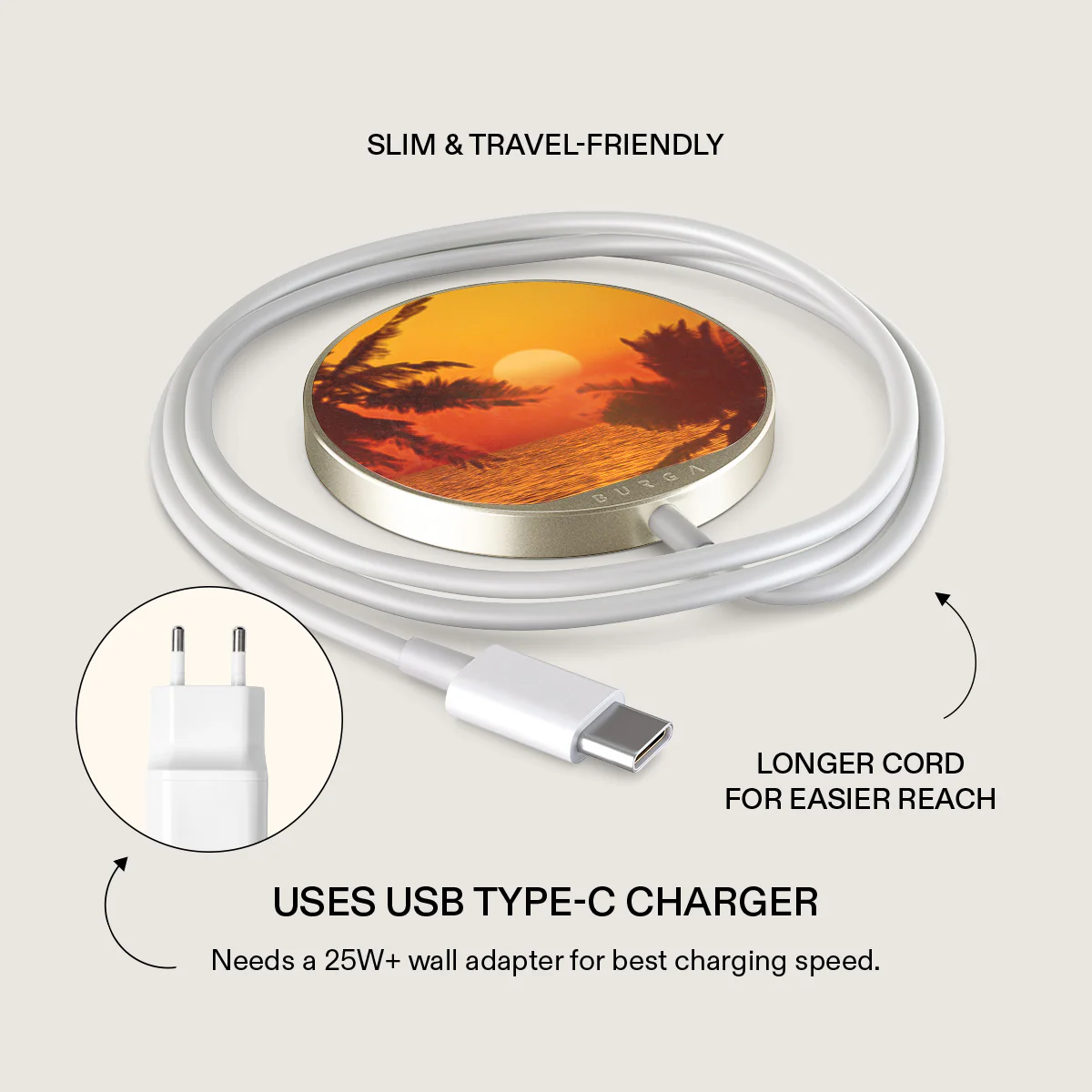 Golden Sky - Magnetic Wireless Charger - Image 3