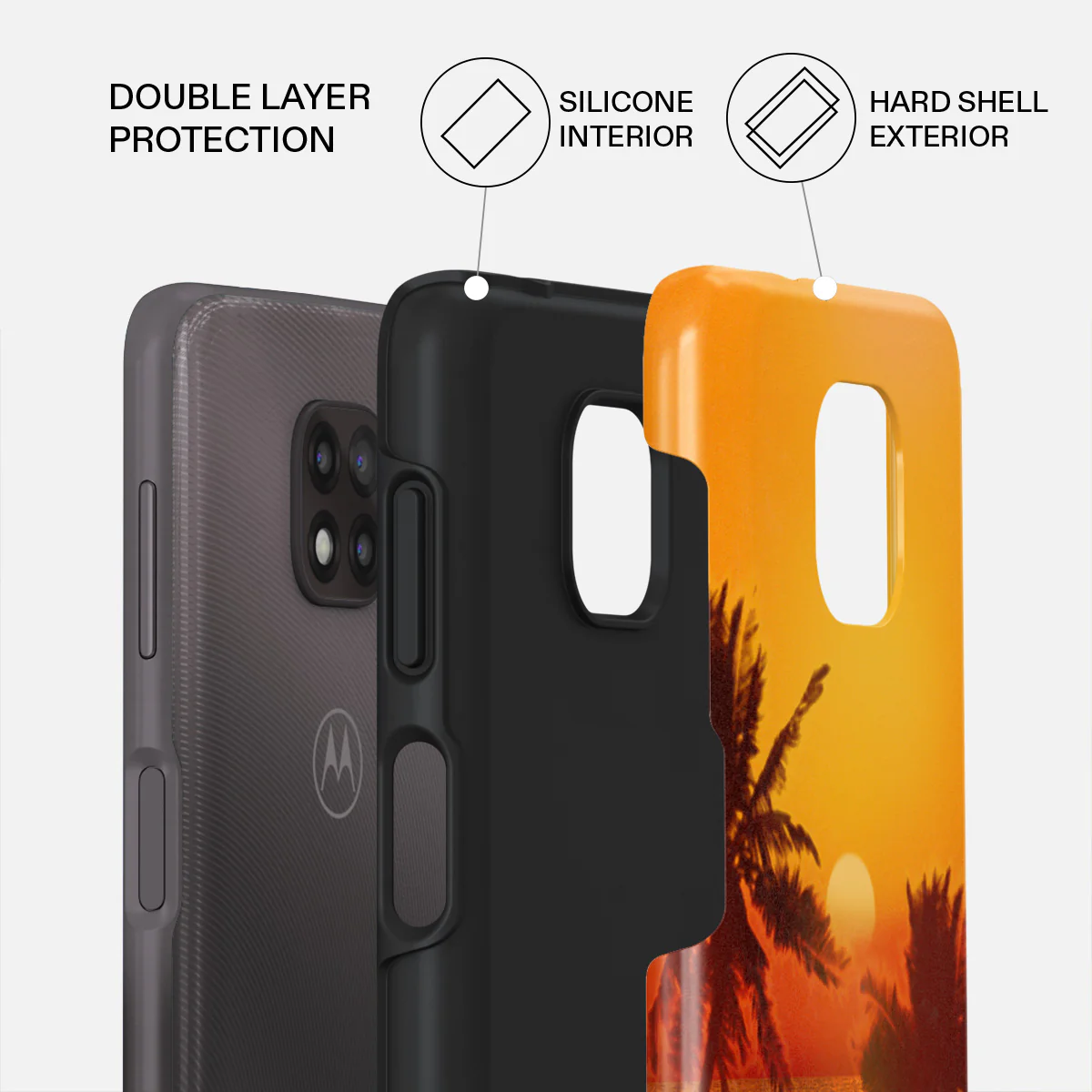 Golden Sky - Motorola Moto G Power 2021 Case - Image 2