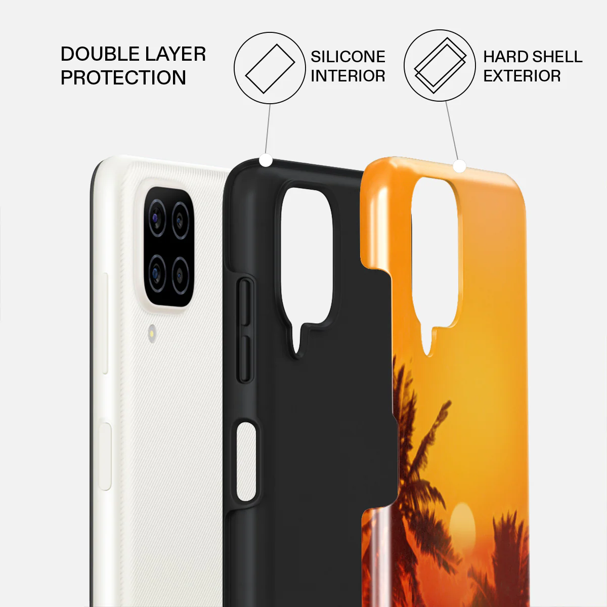 Golden Sky - Samsung Galaxy A12 4G Case - Image 2