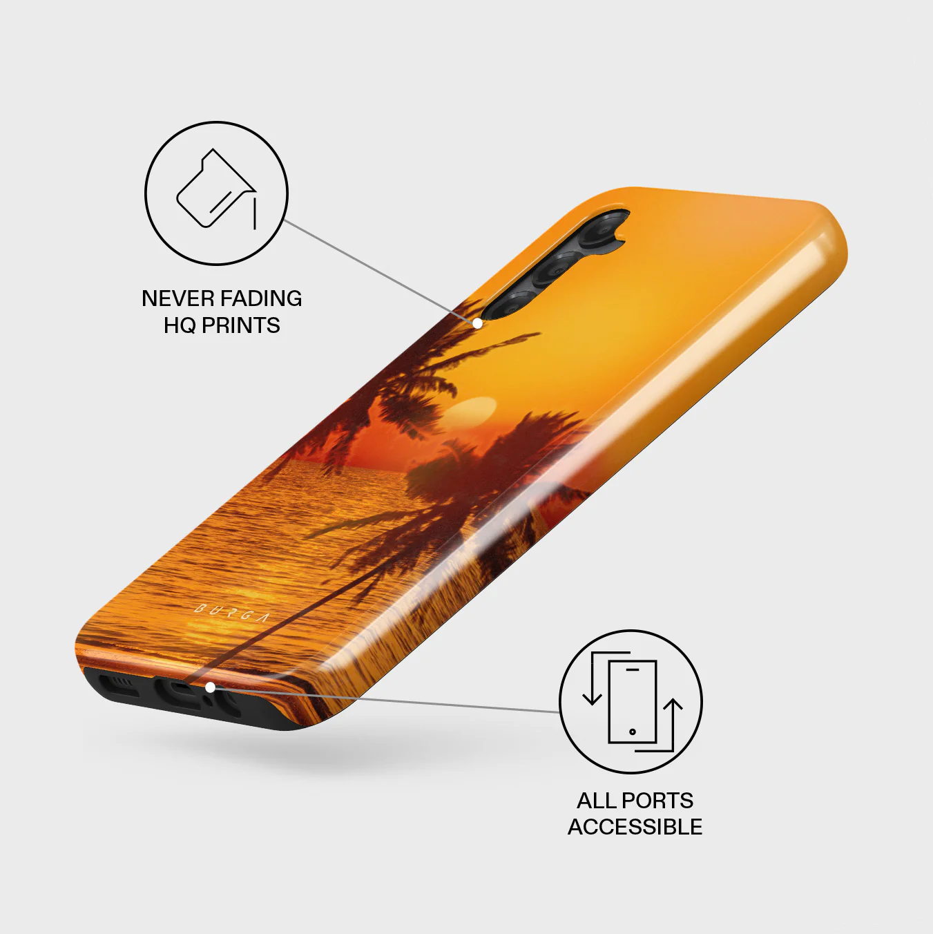 Golden Sky - Samsung Galaxy A14 5G Case - Image 3