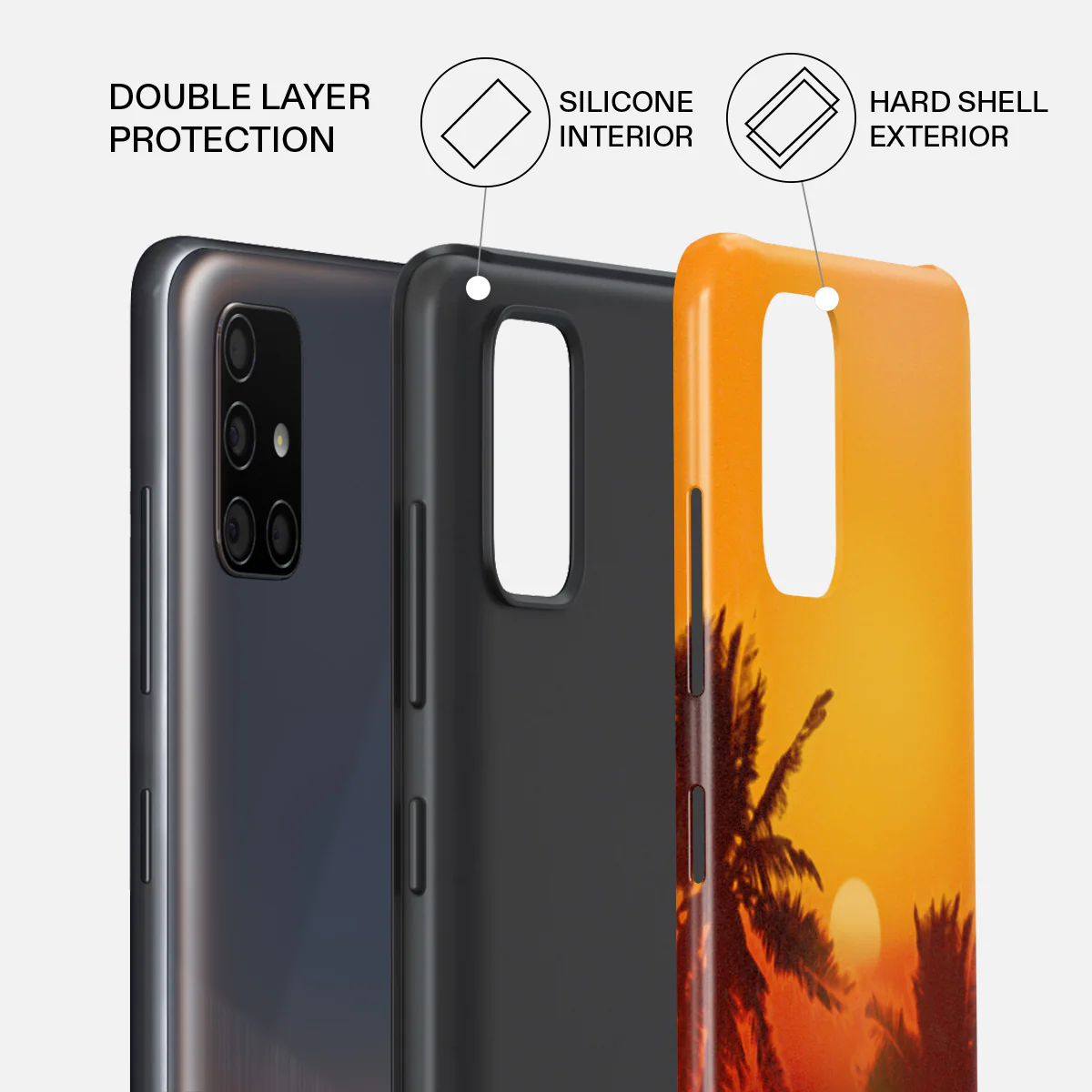 Golden Sky - Samsung Galaxy A71 4G Case - Image 2
