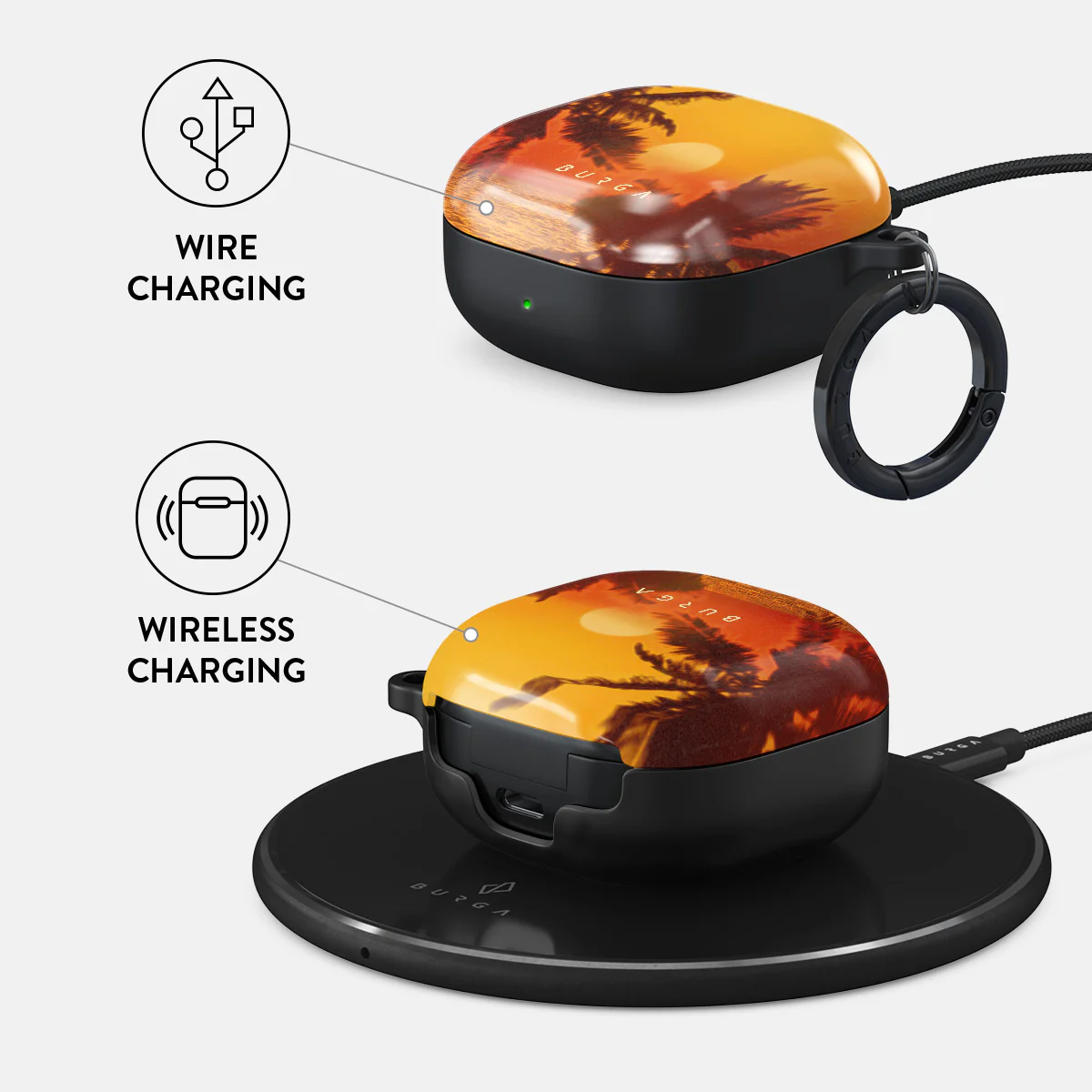 Golden Sky - Samsung Galaxy Buds Pro Case - Image 3
