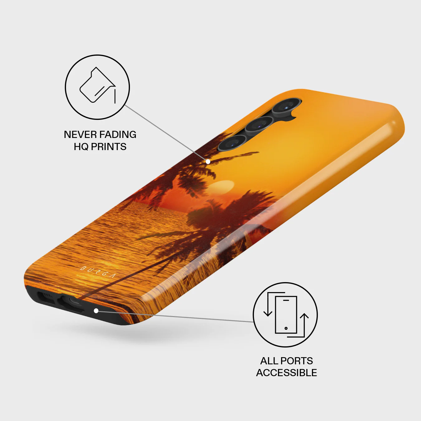Golden Sky - Samsung Galaxy S23 FE Case - Image 3