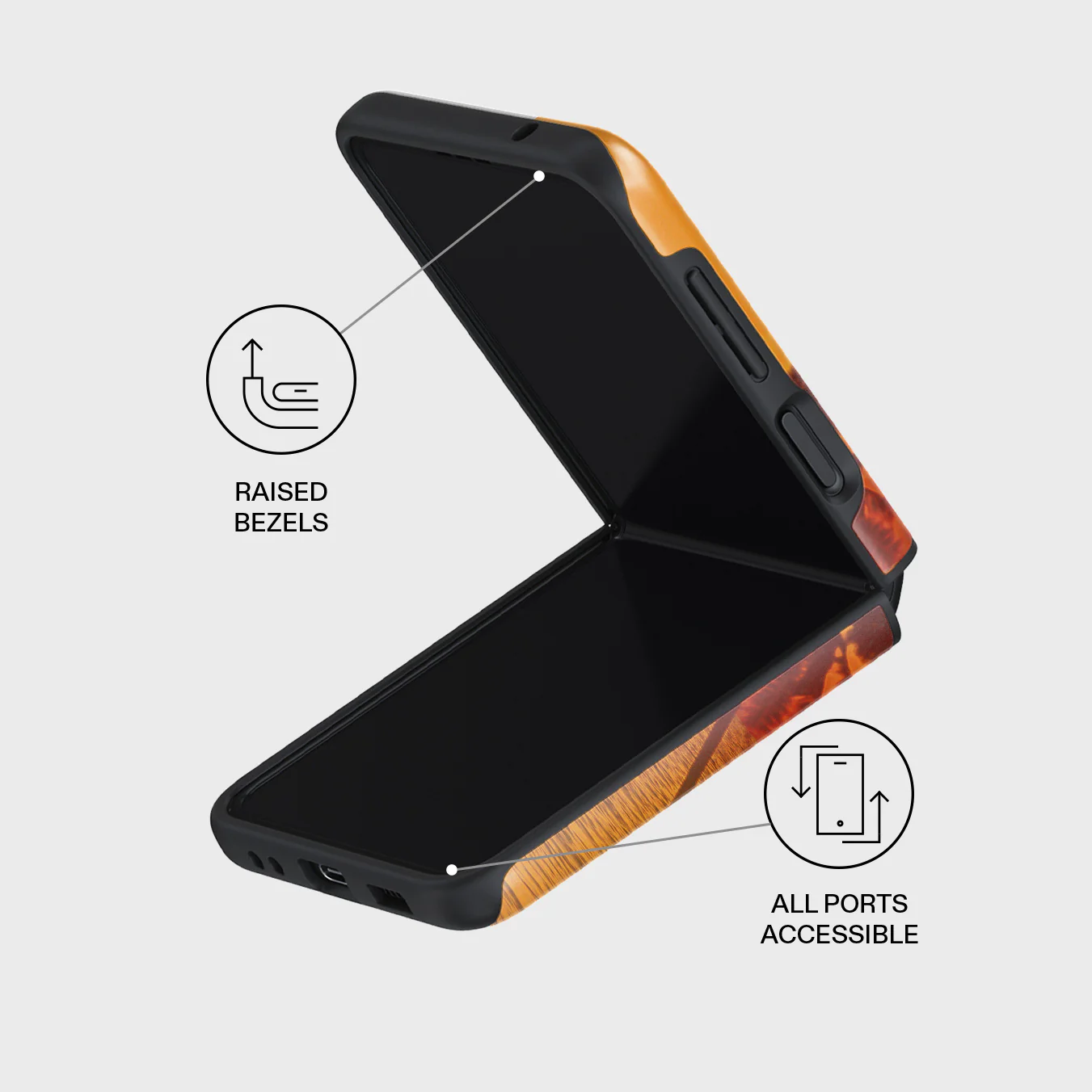 Golden Sky - Samsung Galaxy Z Flip 3 Case - Image 3