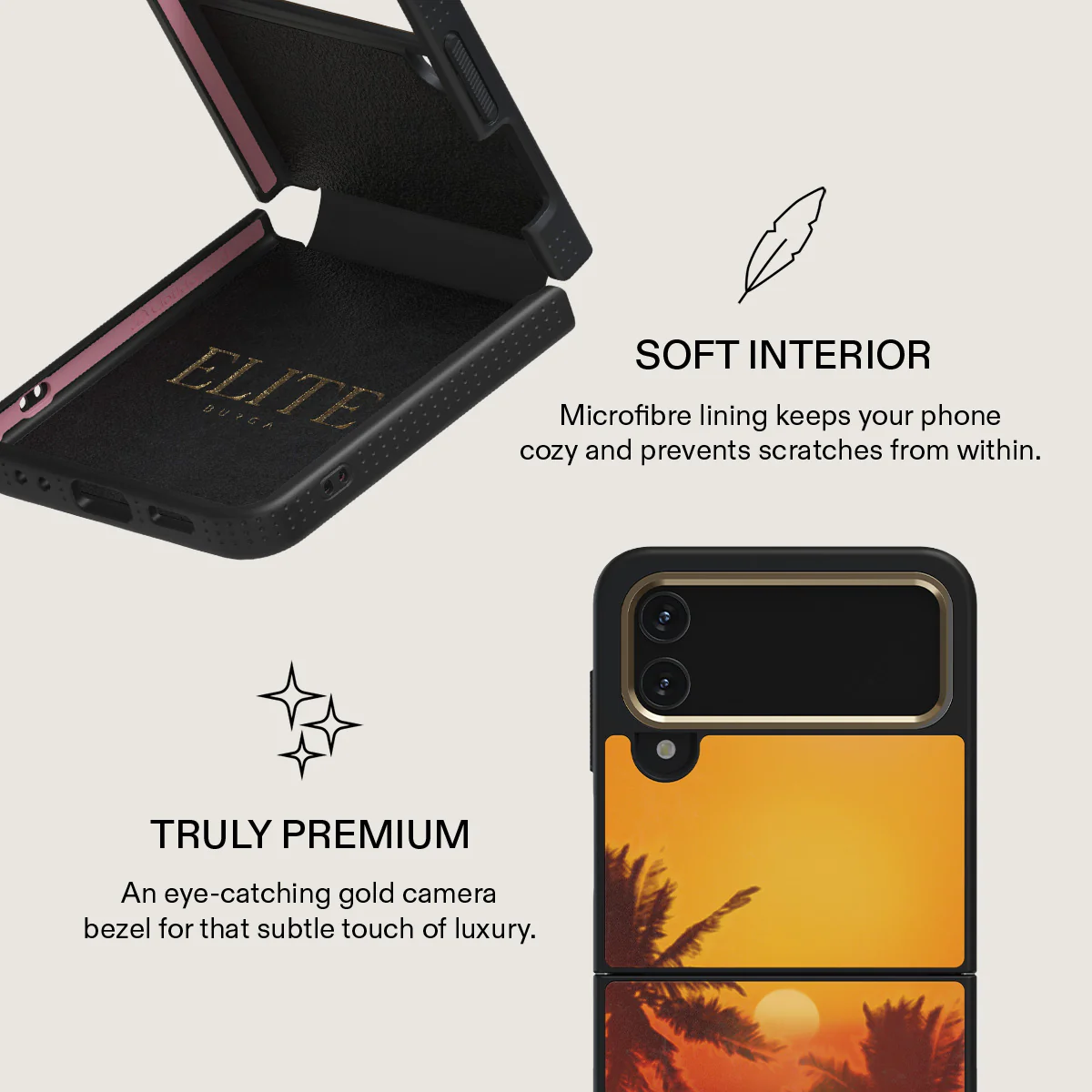 Golden Sky - Samsung Galaxy Z Flip 4 Case - Image 19