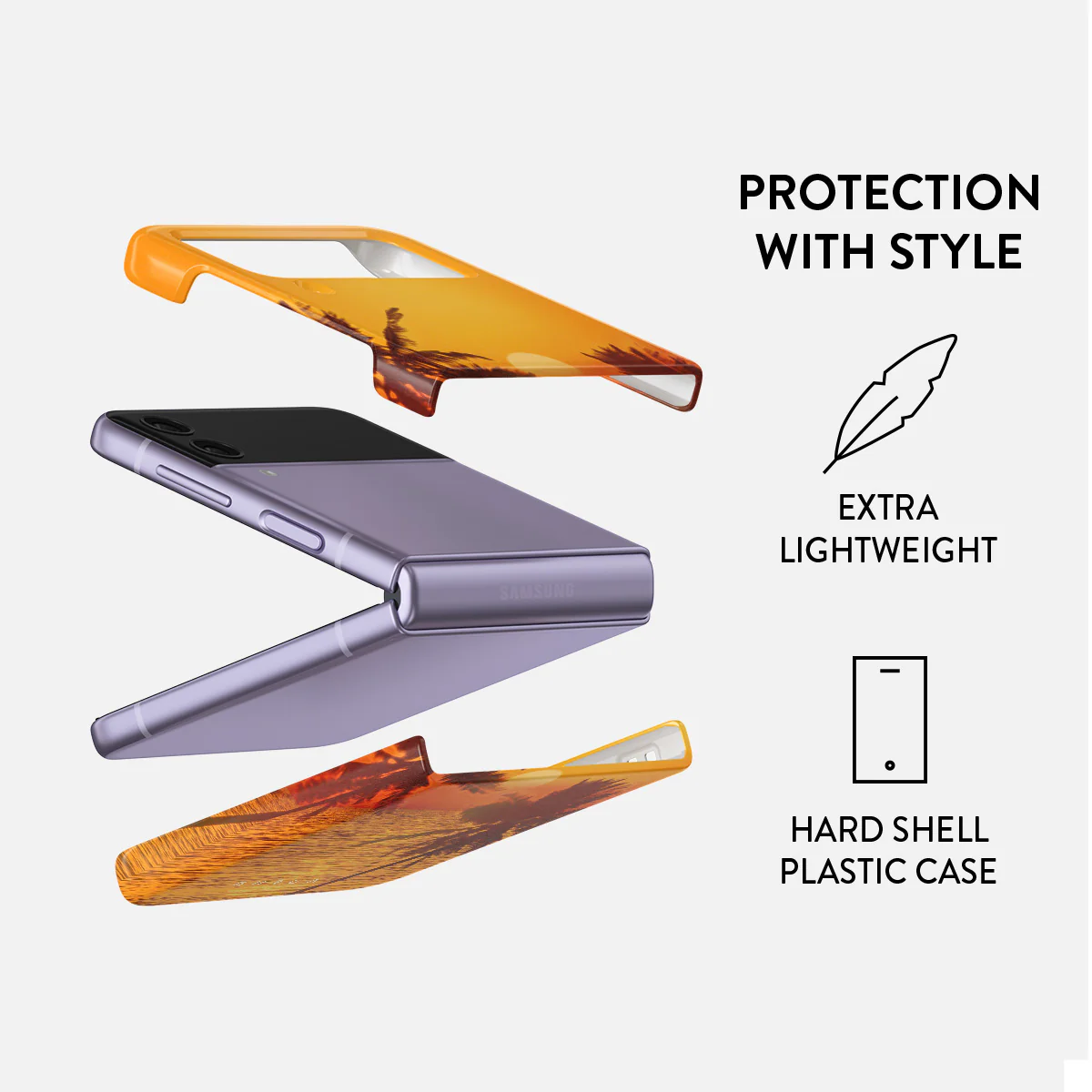 Golden Sky - Samsung Galaxy Z Flip 4 Case - Image 2