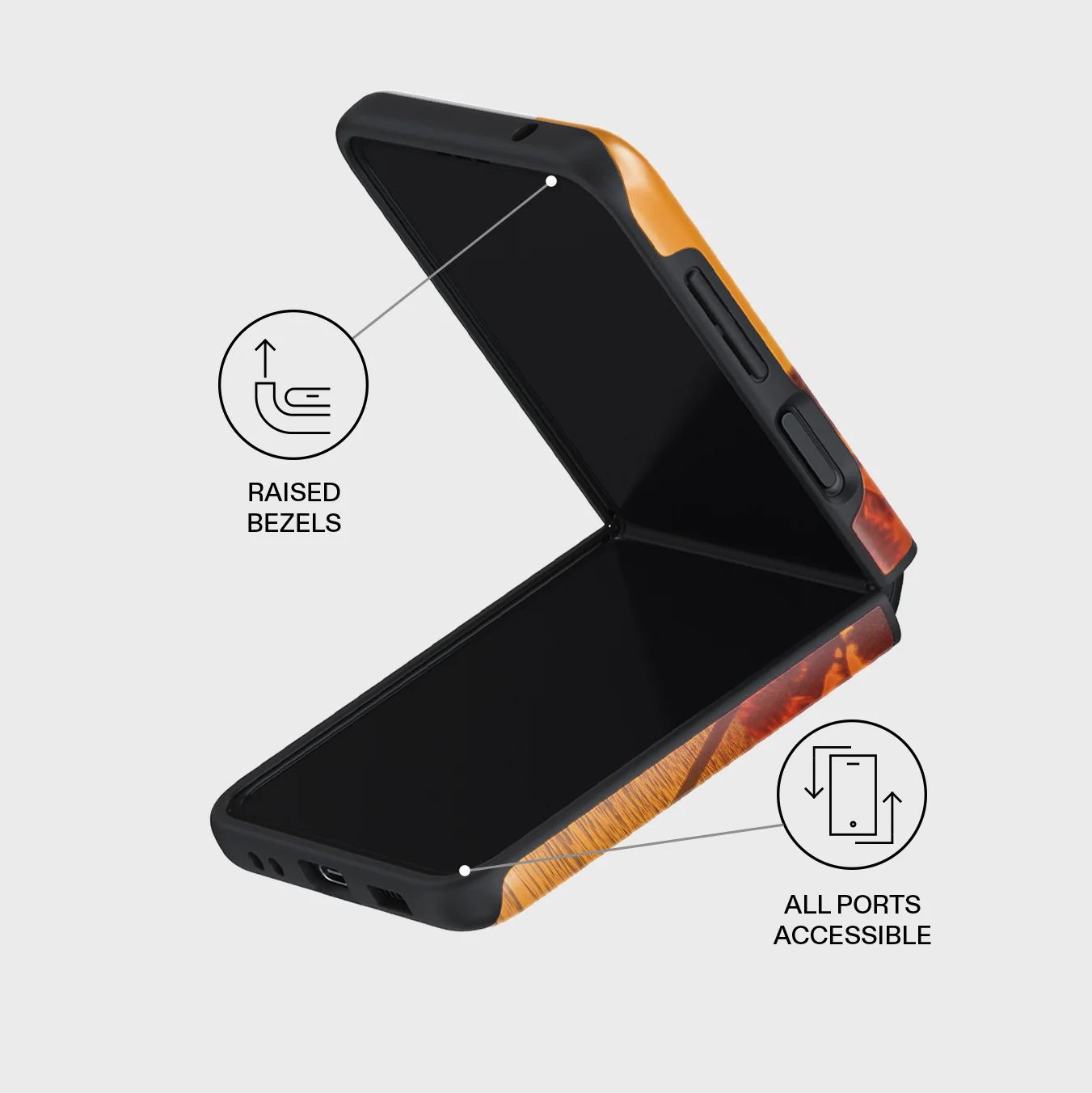 Golden Sky - Samsung Galaxy Z Flip 4 Case - Image 9