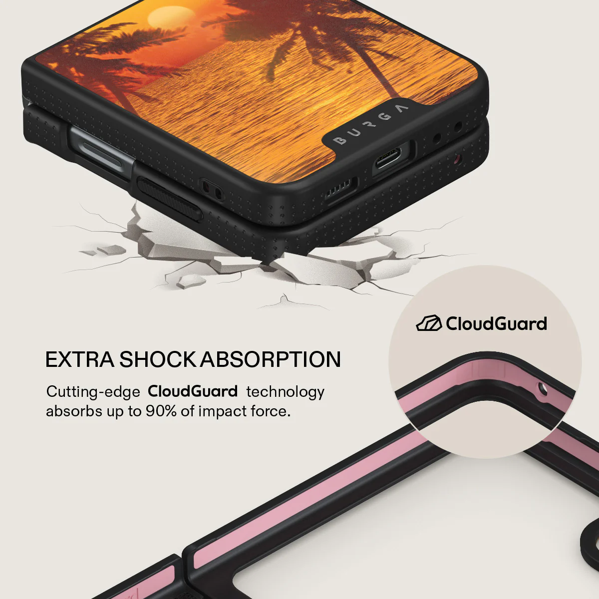 Golden Sky - Samsung Galaxy Z Flip 5 Case - Image 17