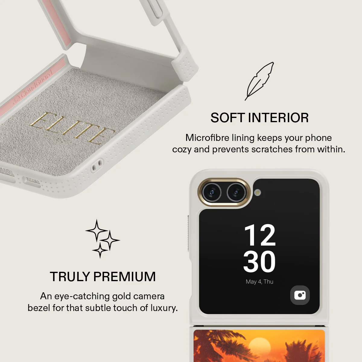 Golden Sky - Samsung Galaxy Z Flip 5 Case - Image 27