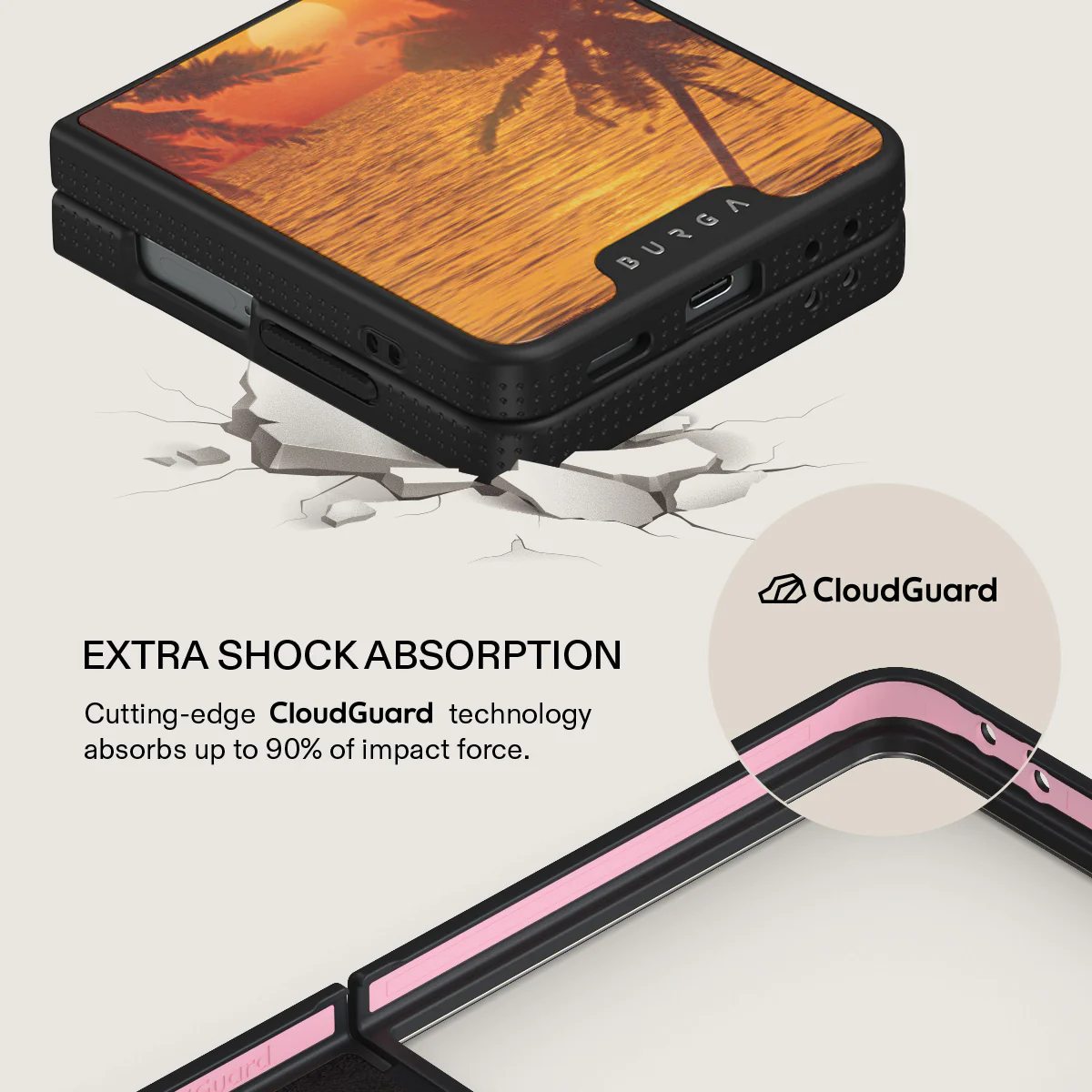 Golden Sky - Samsung Galaxy Z Flip 7 Case - Image 14