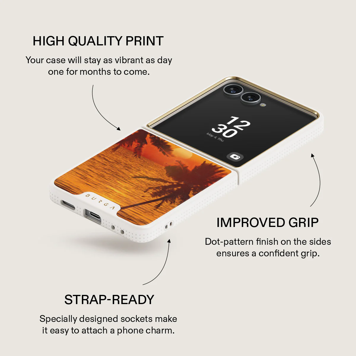 Golden Sky - Samsung Galaxy Z Flip 7 Case - Image 23