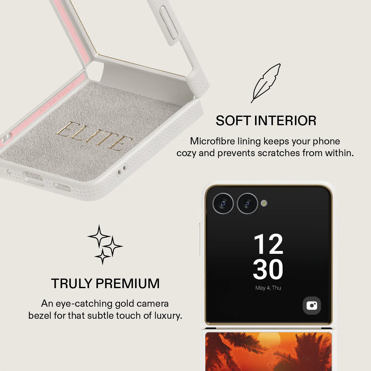 Golden Sky - Samsung Galaxy Z Flip 7 Case - Image 24