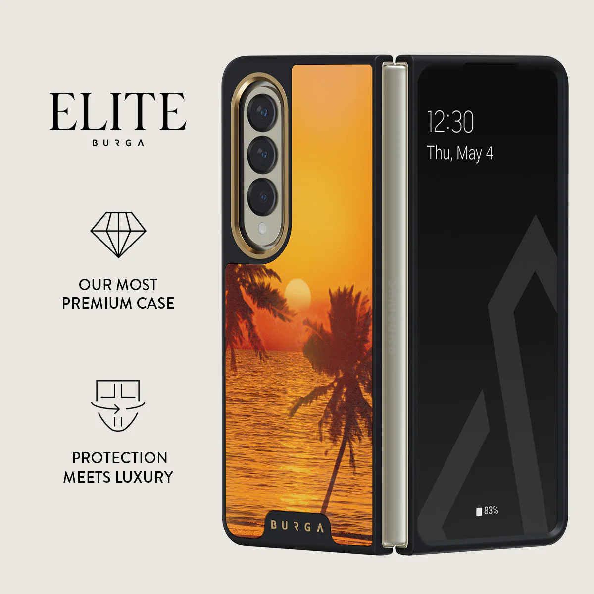 Golden Sky - Samsung Galaxy Z Fold 4 Case - Image 7