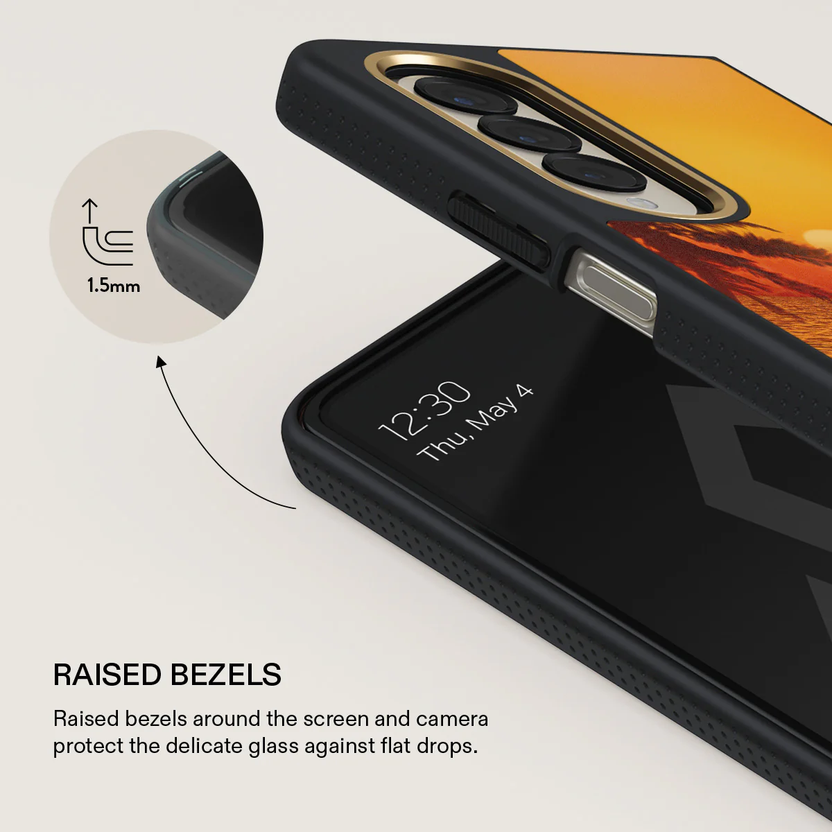 Golden Sky - Samsung Galaxy Z Fold 4 Case - Image 9