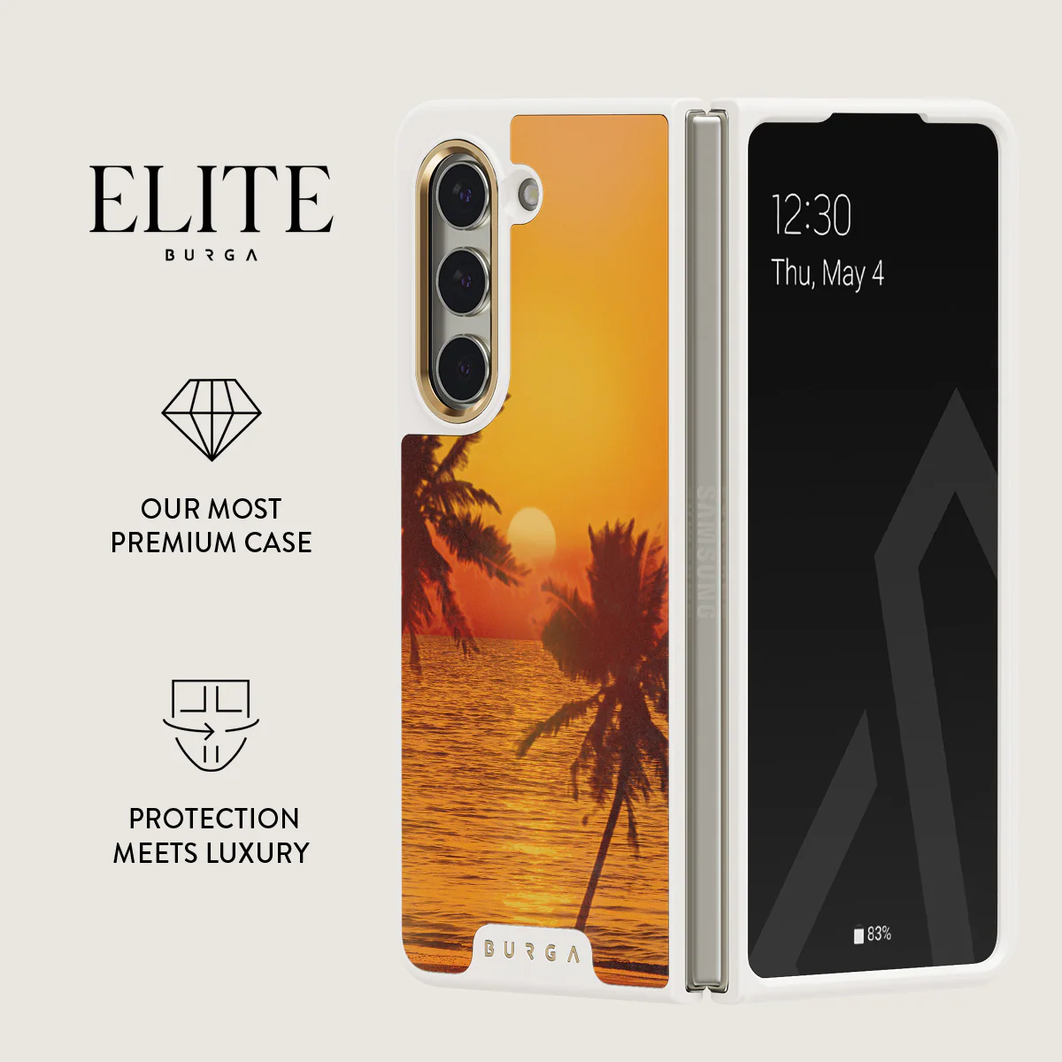 Golden Sky - Samsung Galaxy Z Fold 5 Case - Image 16