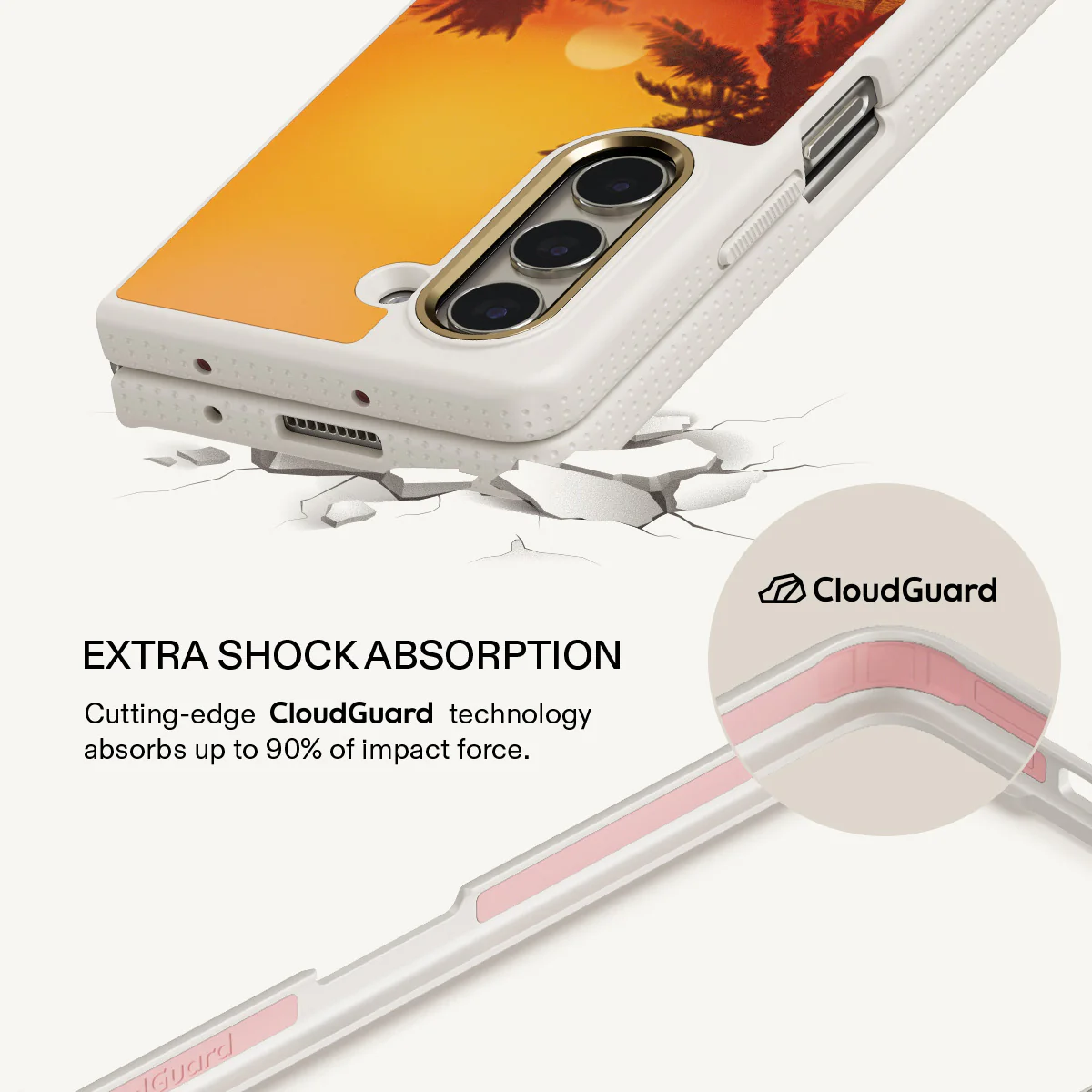 Golden Sky - Samsung Galaxy Z Fold 5 Case - Image 17