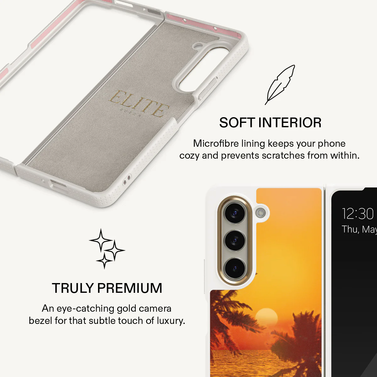 Golden Sky - Samsung Galaxy Z Fold 5 Case - Image 20