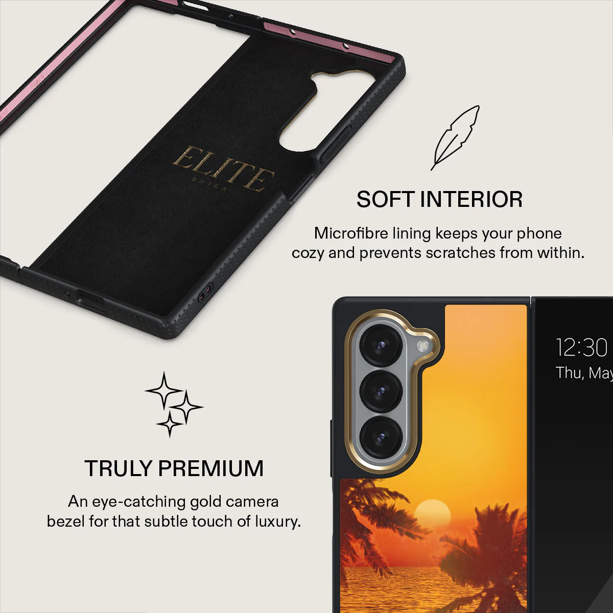 Golden Sky - Samsung Galaxy Z Fold 6 Case - Image 6