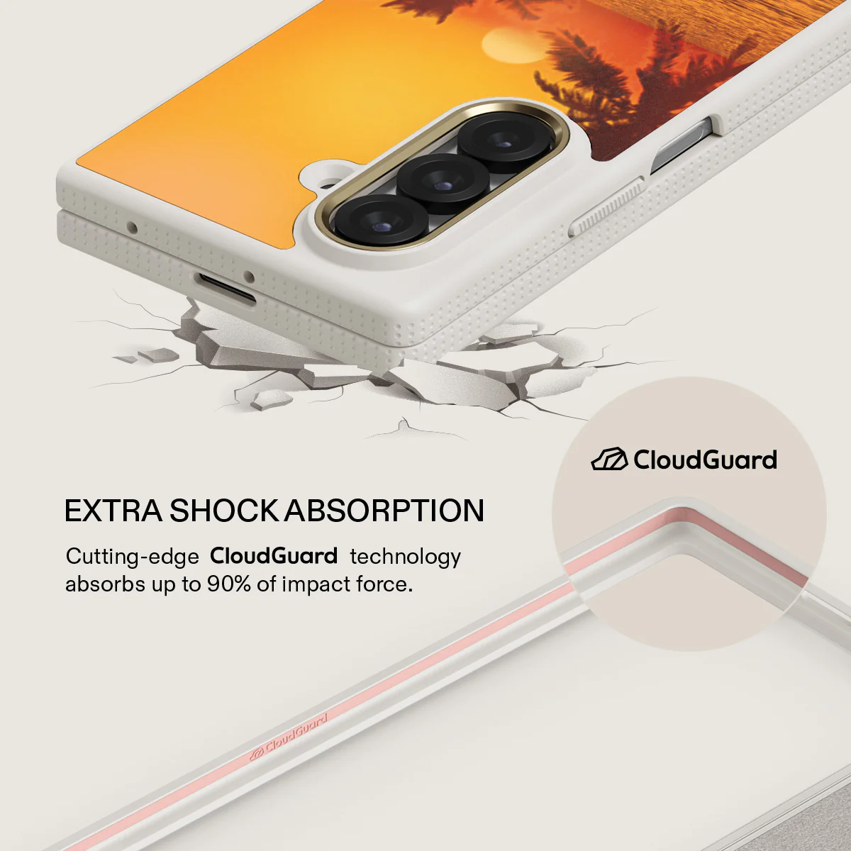 Golden Sky - Samsung Galaxy Z Fold 7 Case - Image 17