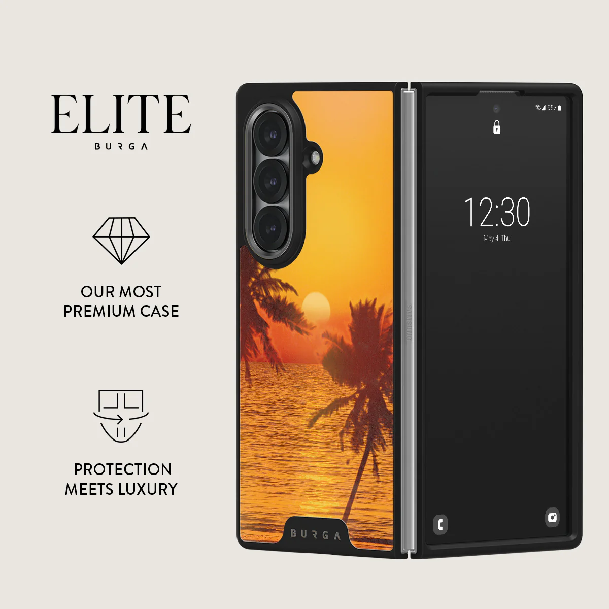 Golden Sky - Samsung Galaxy Z Fold 7 Case - Image 9