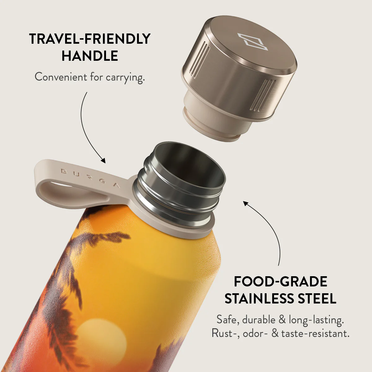Golden Sky - Water Bottle - Image 4