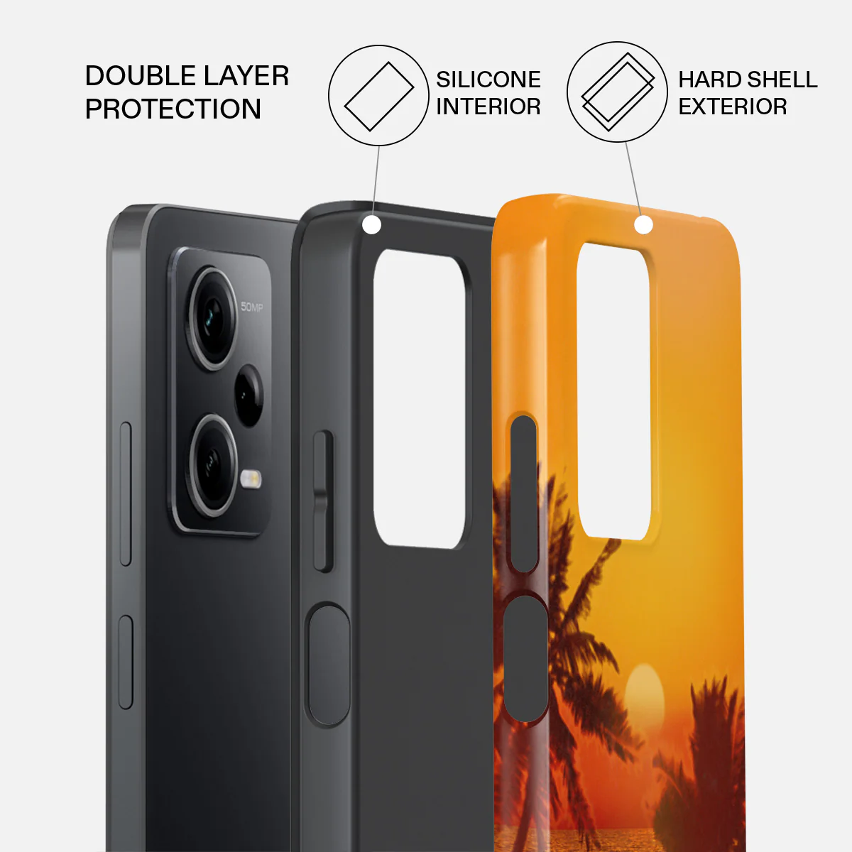 Golden Sky - Xiaomi Redmi Note 12 Pro 5G Case - Image 2
