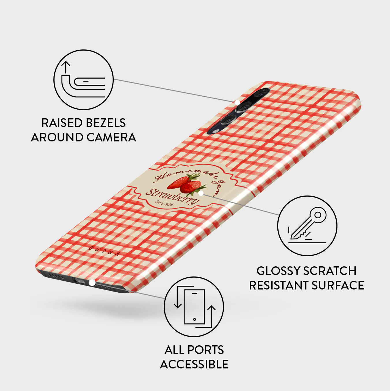 Grandma's Jam - Huawei P20 Case - Image 3