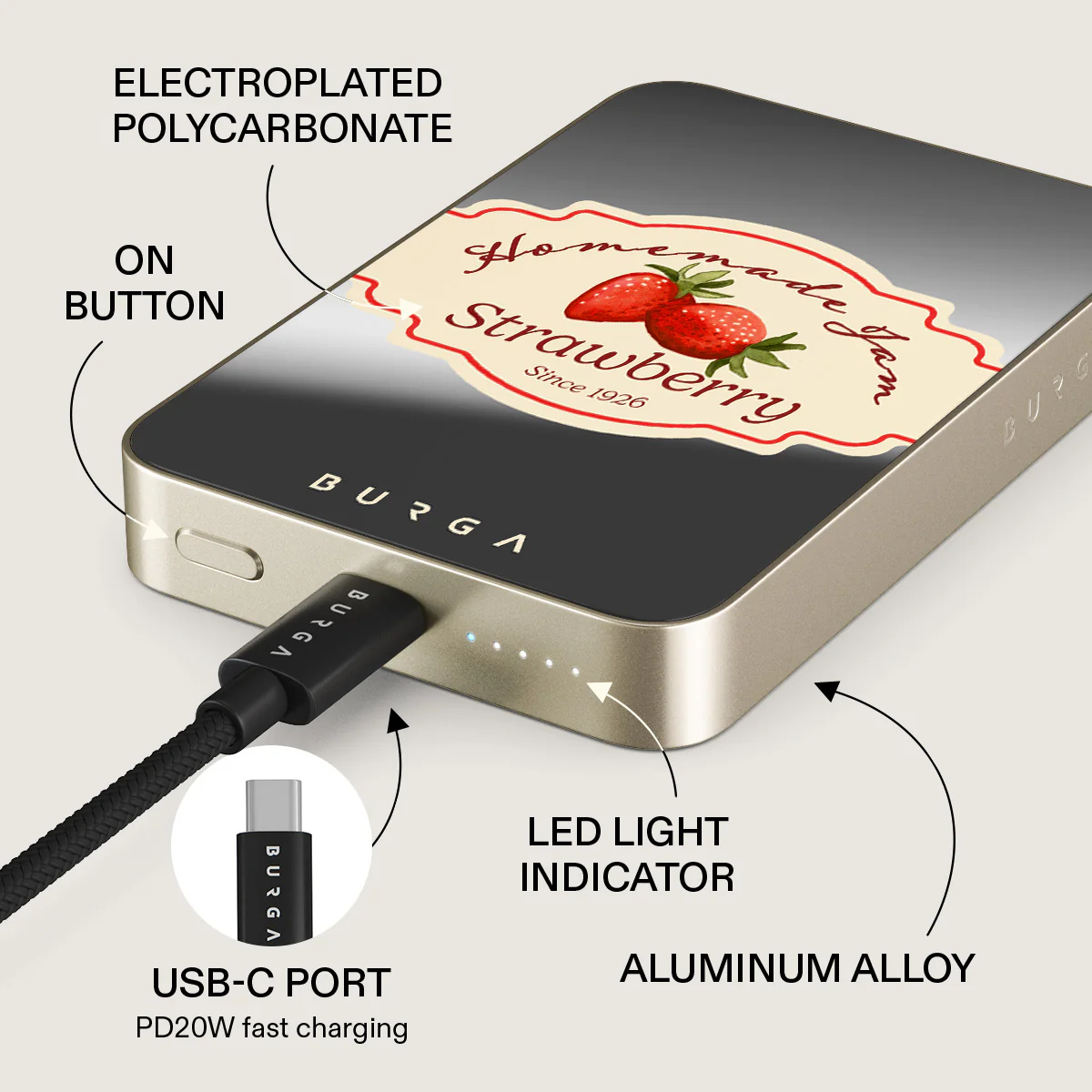 Grandma's Jam - Magnetic Power Bank - Image 70