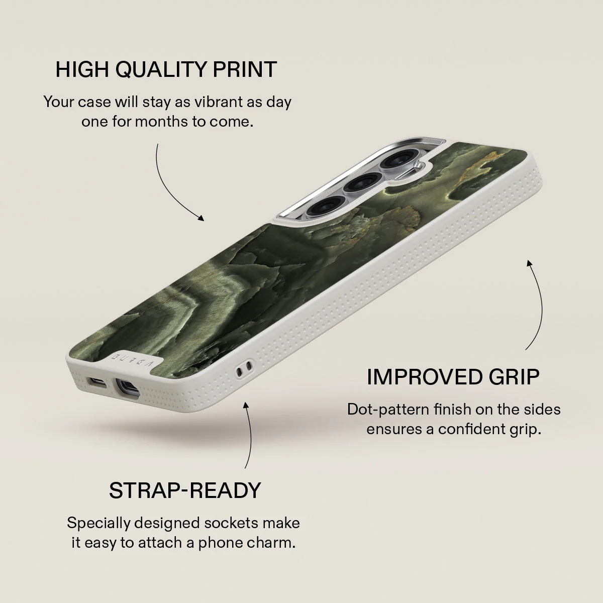 Misty Forest - Green Marble Samsung Galaxy S26 Case - Image 37