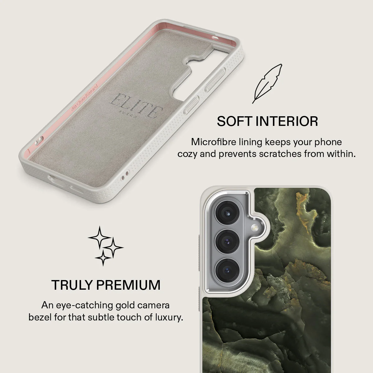 Misty Forest - Green Marble Samsung Galaxy S26 Case - Image 38