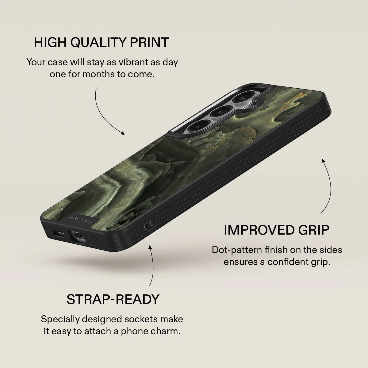 Misty Forest - Green Marble Samsung Galaxy S26 Plus Case - Image 16