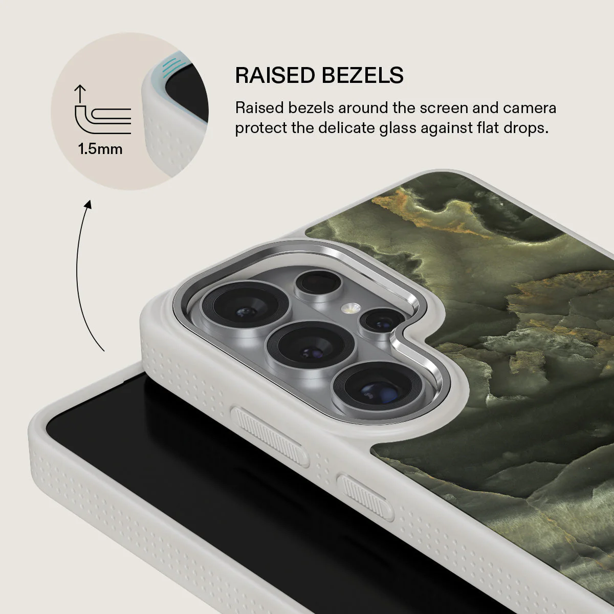 Misty Forest - Green Marble Samsung Galaxy S26 Ultra Case - Image 36