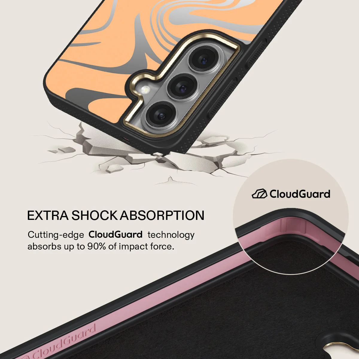 High Vibrations - Color Swirl Samsung Galaxy S26 Case - Image 42