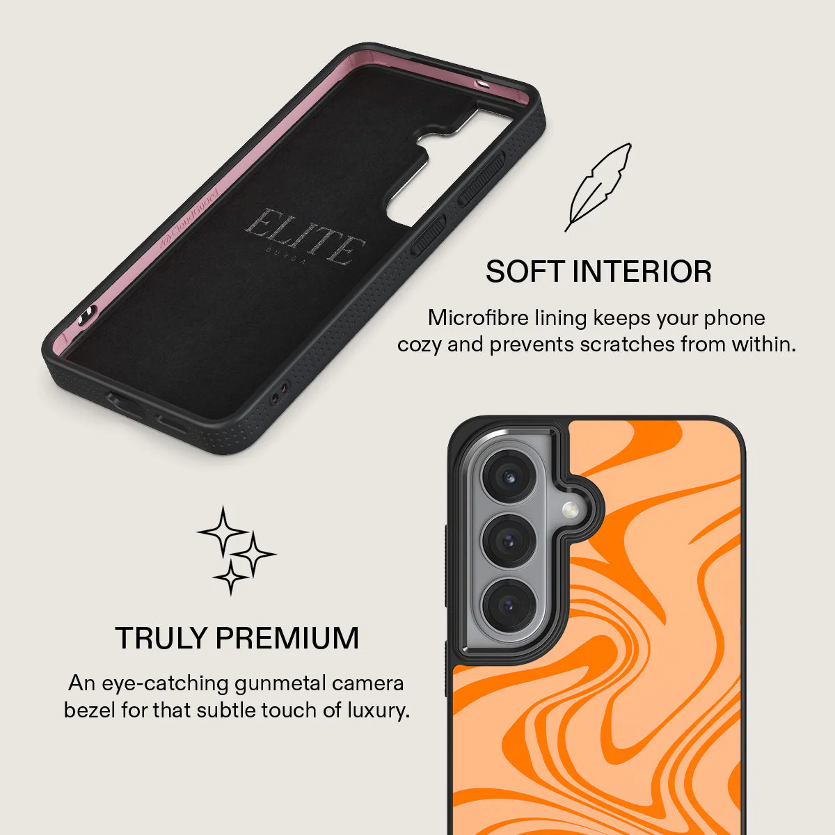 High Vibrations - Color Swirl Samsung Galaxy S26 Plus Case - Image 17