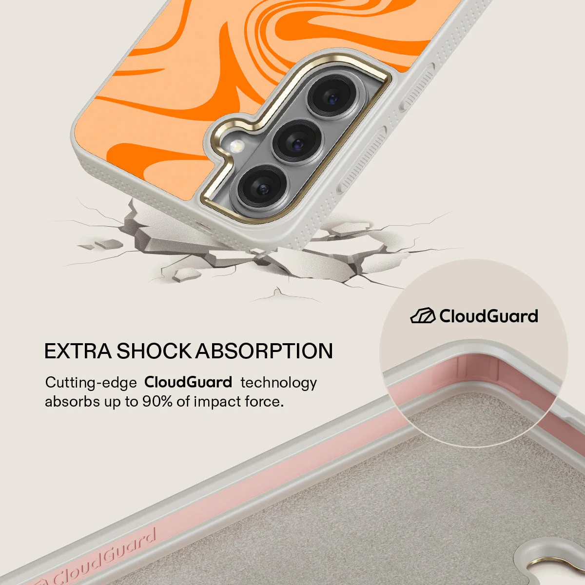 High Vibrations - Color Swirl Samsung Galaxy S26 Plus Case - Image 28