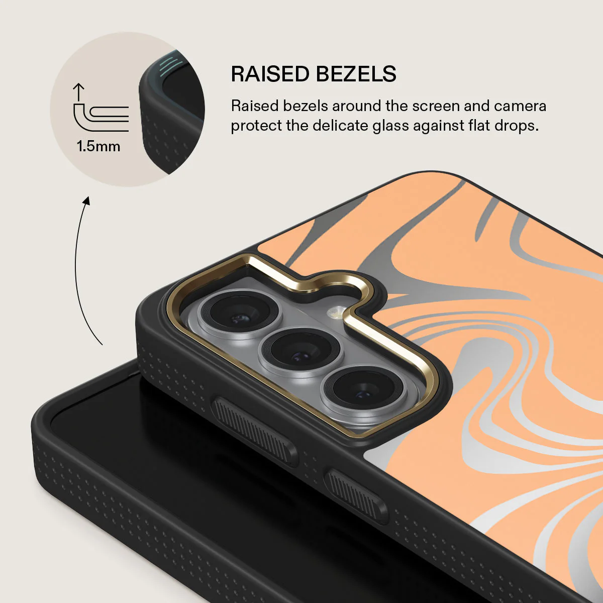 High Vibrations - Color Swirl Samsung Galaxy S26 Plus Case - Image 44