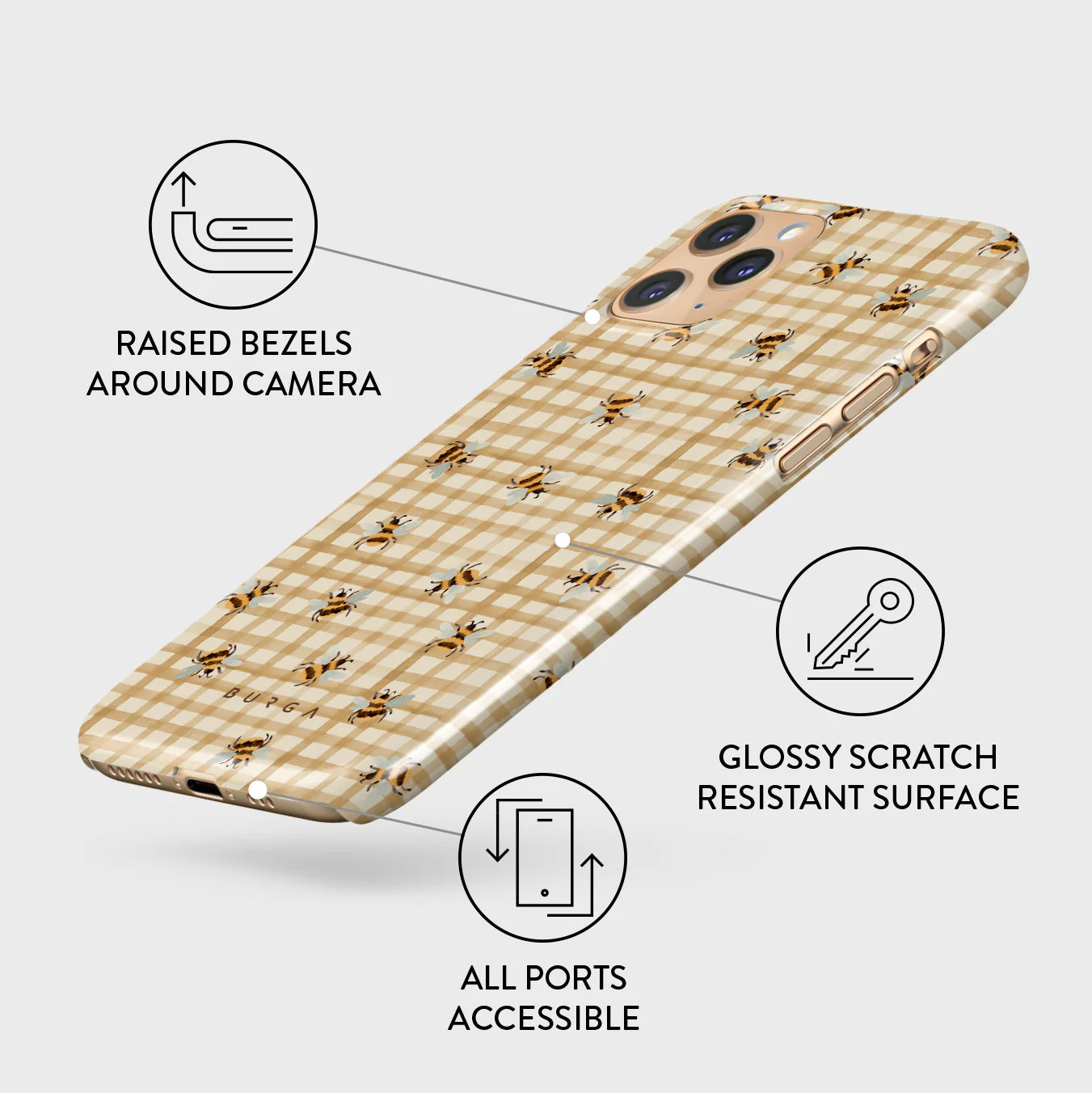 Honeycomb - iPhone 11 Pro Case - Image 3