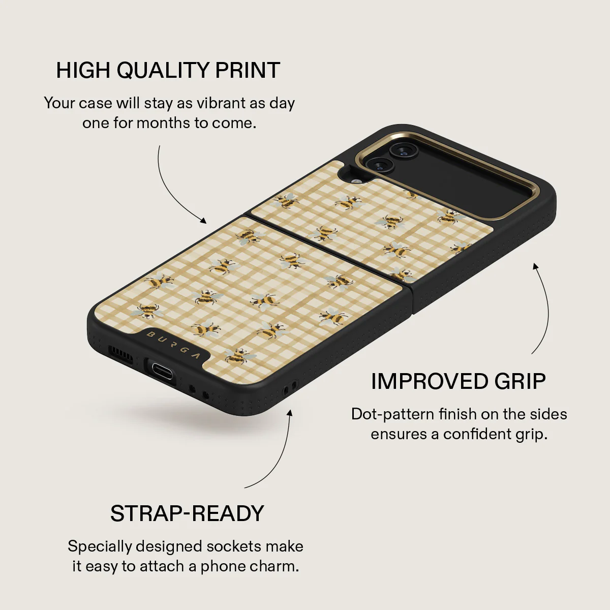 Honeycomb - Samsung Galaxy Z Flip 4 Case - Image 18