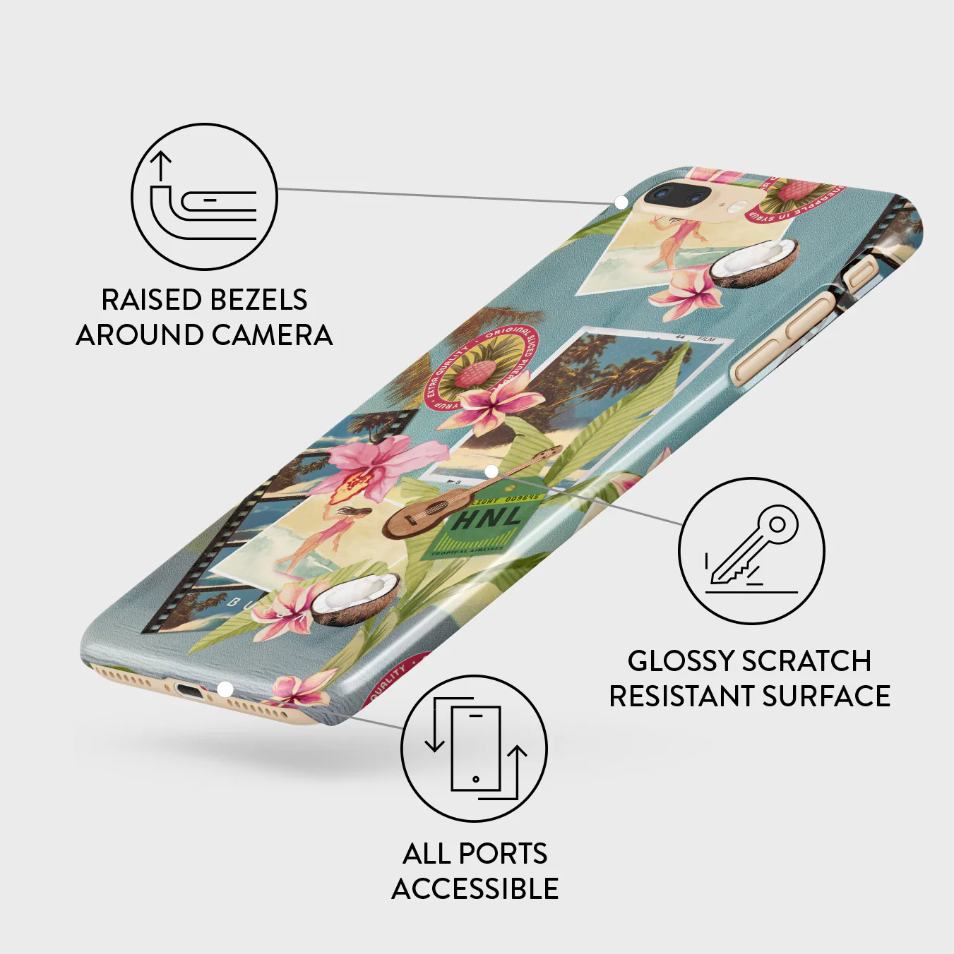 Honolulu - iPhone 7 Plus / 8 Plus Case - Image 3