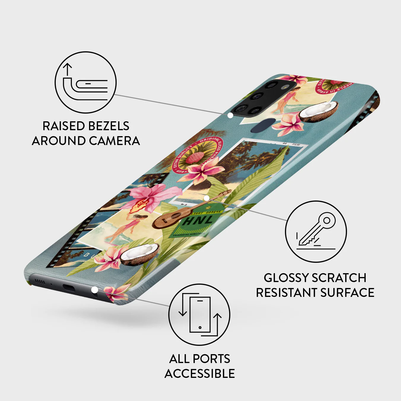 Honolulu - Samsung Galaxy A21s 4G Case - Image 3