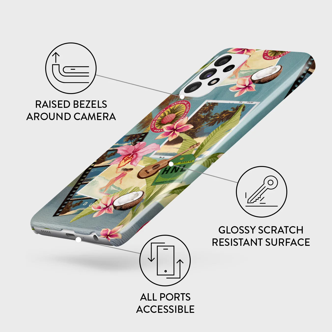 Honolulu - Samsung Galaxy A72 4G / 5G Case - Image 3
