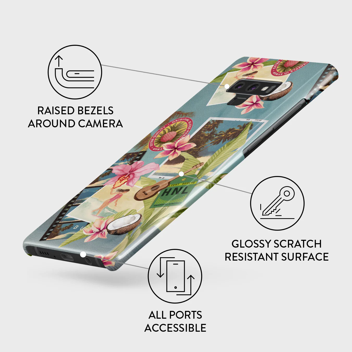Honolulu - Samsung Galaxy Note 9 Case - Image 3