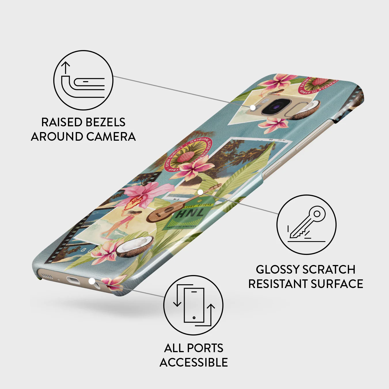 Honolulu - Samsung Galaxy S8 Case - Image 3