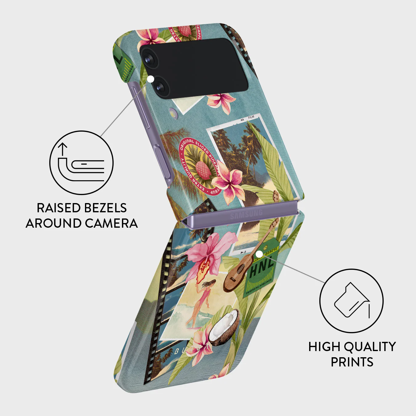Honolulu - Samsung Galaxy Z Flip 4 Case - Image 3
