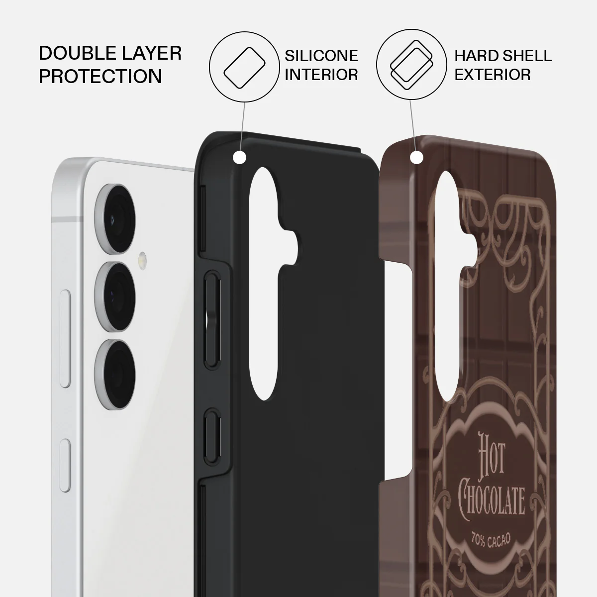 Hot Chocolate - Samsung Galaxy S25 FE Case - Image 2