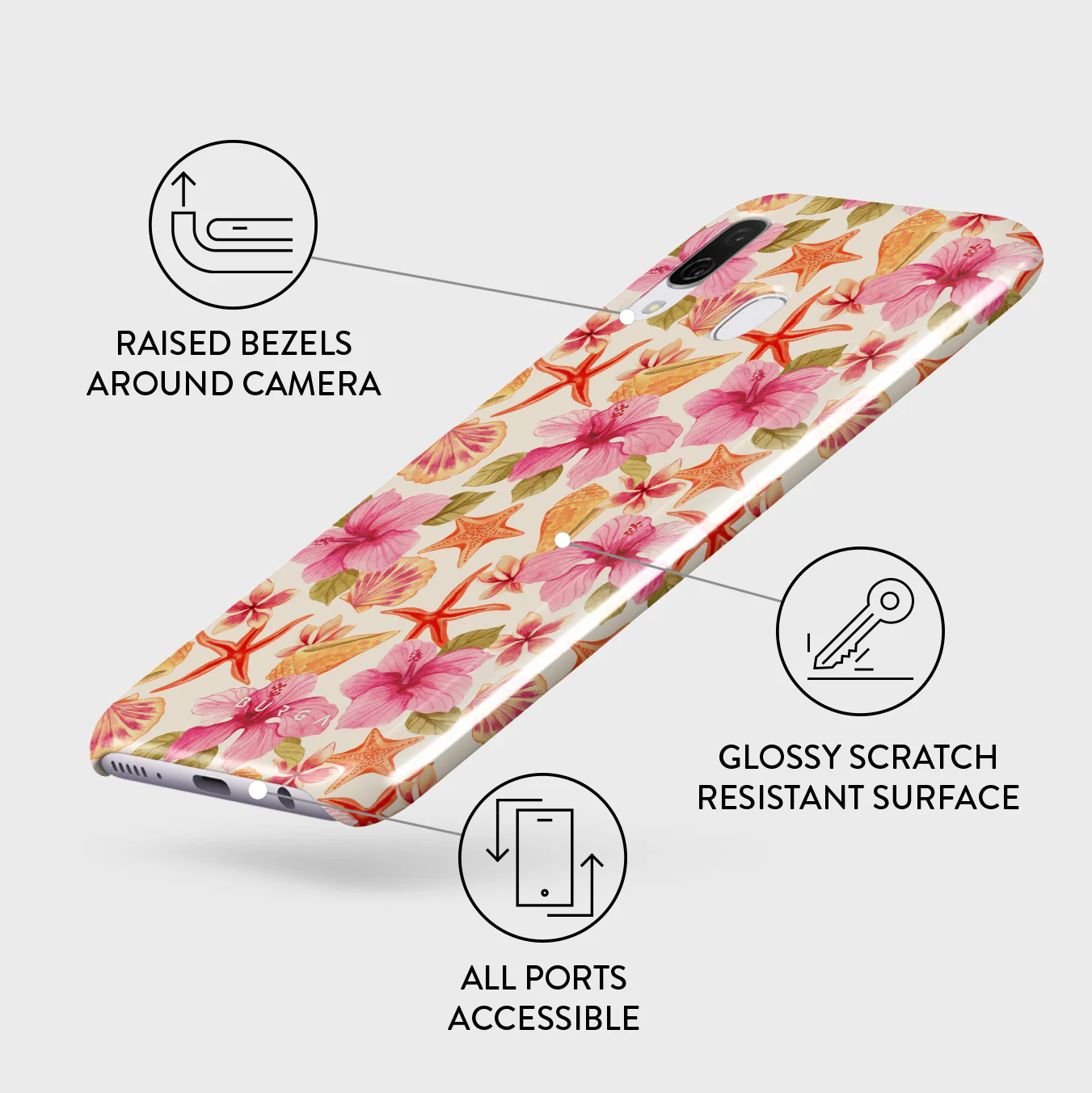 Island Life - Samsung Galaxy A40 Case - Image 3