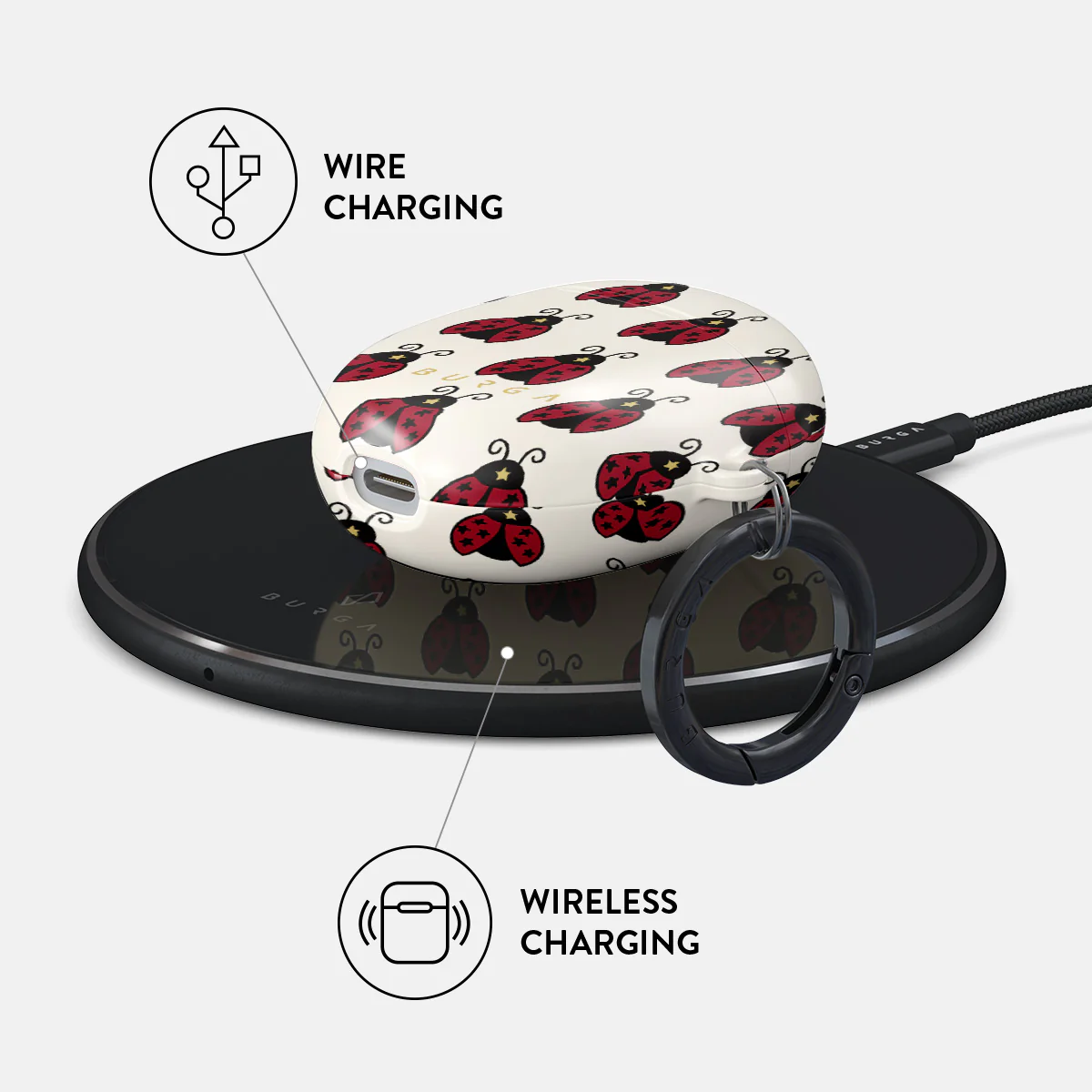 Lady Luck - Google Pixel Buds A Case - Image 3