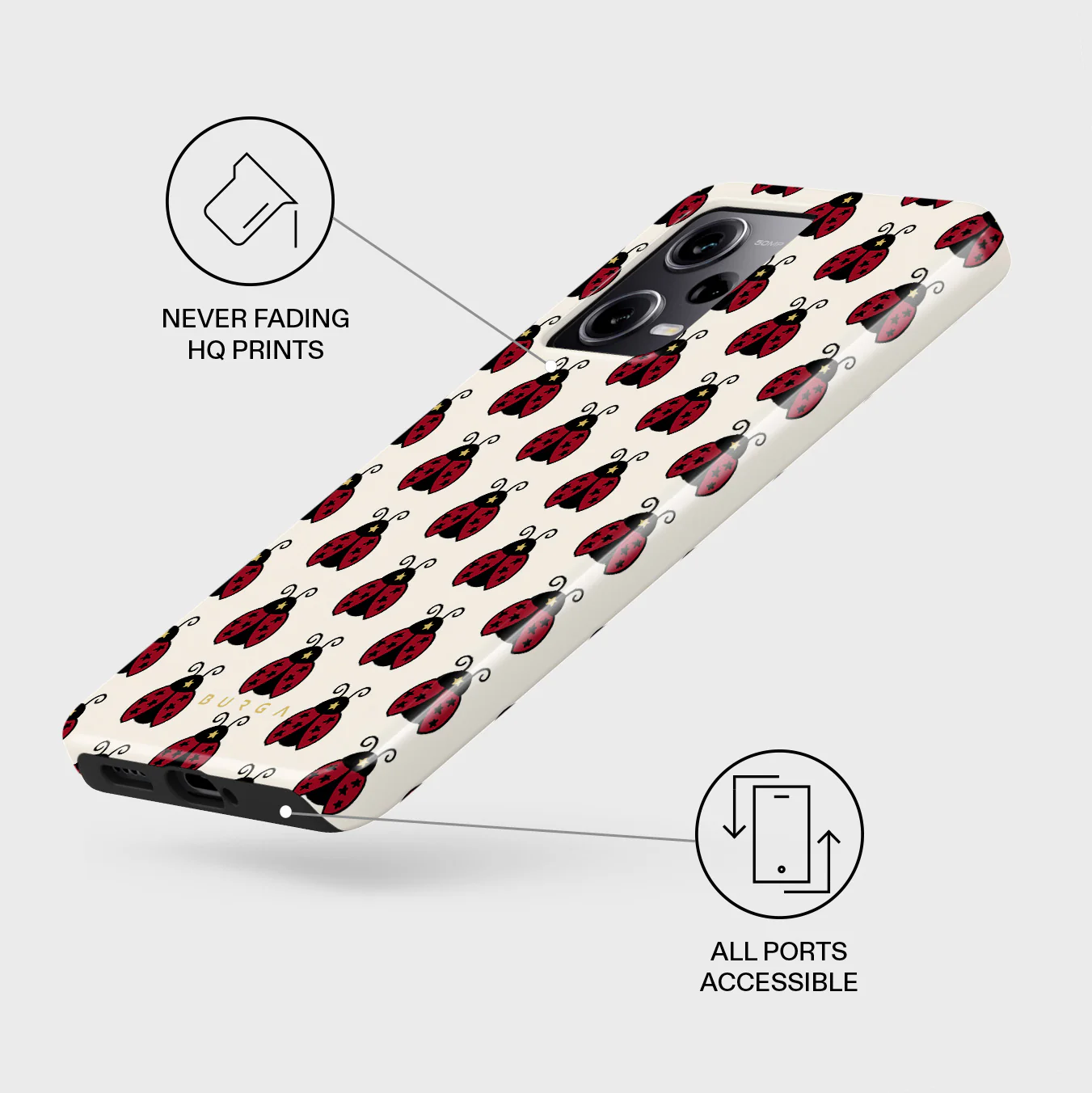 Lady Luck - Xiaomi Redmi Note 12 Pro 5G Case - Image 3